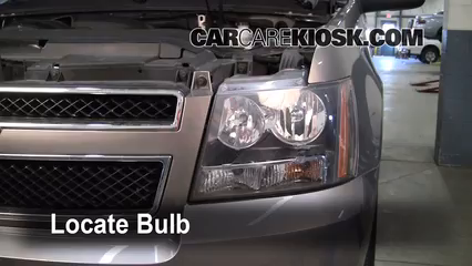 2008 Chevrolet Avalanche LT 5.3L V8 Éclairage Feux de croisement (remplacer l'ampoule)